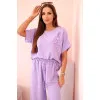 Moteriškas šviesiai violetinis komplektas Loren 31920
