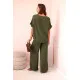 Women's khaki set Loren 31918