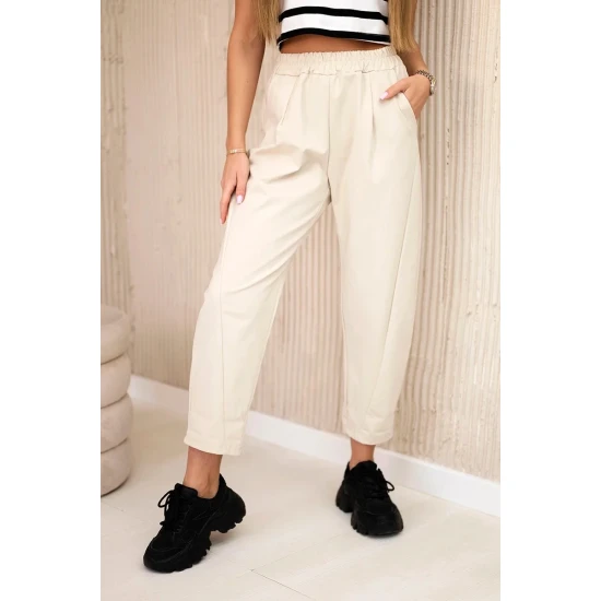 Moteriškos rusvos kelnės Punto 31000