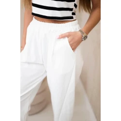 Moteriškos baltos kelnės Punto