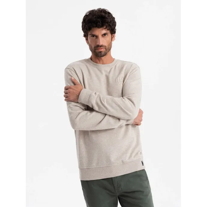 Brązowy sweter męski Montecarl V2 OM-SSNZ-0163