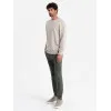 Brązowy sweter męski Montecarl V2 OM-SSNZ-0163
