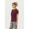 Moteriški bordo polo marškinėliai Passion PK11343