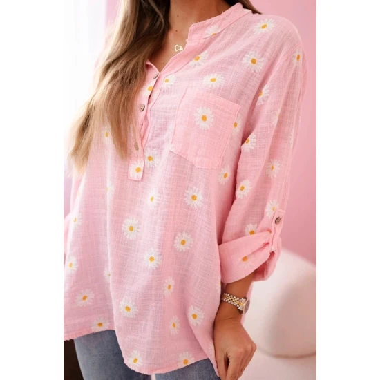 Moteriška šviesiai rožinė palaidinė Dorsi Palaidinės ir marškiniai