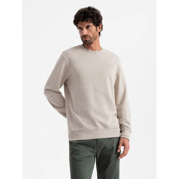 Brązowy sweter męski Montecarl V2 OM-SSNZ-0163