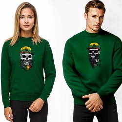 Žalios spalvos džemperių komplektas Kaukolės LTU-vytis