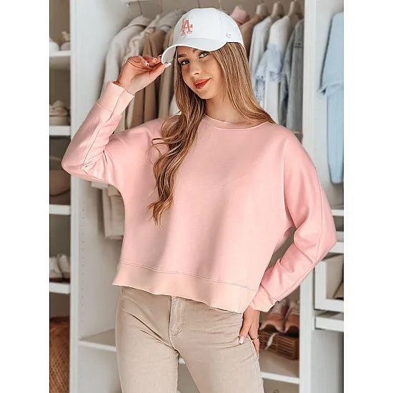 Moteriška rožinė palaidinė su pakabuku Nubiss RY2799