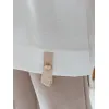 Moteriška oversize tipo balti marškinėliai Shine RY2913