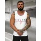Vyriški balti berankoviai marškinėliai Victory JS/8B1703/1Z