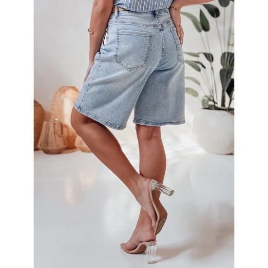 Moteriški mėlyni džinsiniai šortai Kelsey Šortai | Bridžai