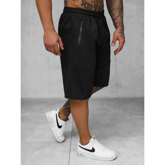 Vyriški juodi sportiniai šortai Novak
