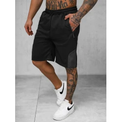 Vyriški juodi sportiniai šortai Frost