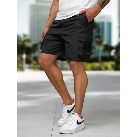 Vyriški juodi šortai Devon JS/27K6538/3