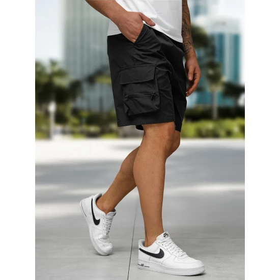 Vyriški juodi šortai Devon JS/27K6538/3