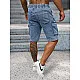Vyriški džinsiniai šviesiai mėlyni šortai Walker NB/MP0313BC