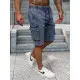 Vyriški džinsiniai mėlyni šortai Walker NB/MP0313B