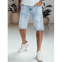 Vyriški mėlyni džinsiniai šortai Unmi