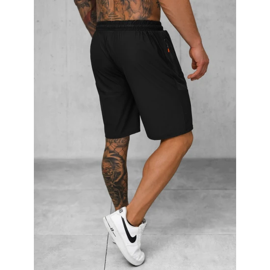 Vyriški juodi sportiniai šortai Keller JS/12K1802/3