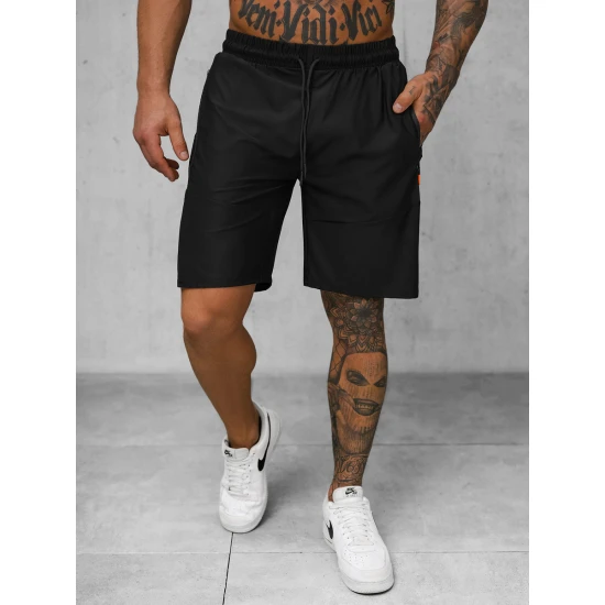Vyriški juodi sportiniai šortai Keller JS/12K1802/3