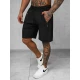 Vyriški juodi sportiniai šortai Angus JS/12K1803/3