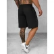 Vyriški juodi sportiniai šortai Angus JS/12K1803/3