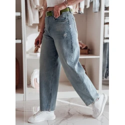 Moteriški mėlyni džinsai Widelegs