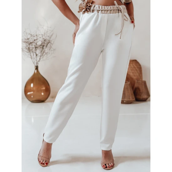 Moteriškos baltos kelnės Legis Kelnės