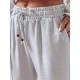 Moteriškos šviesiai pilkos spalvos laisvalaikio kelnės Fiona UY2646