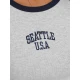 Moteriški juodi marškinėliai Seattle USA JS/R61627