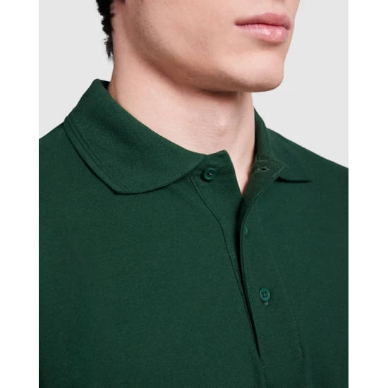 Vyriški tamsiai žali polo marškinėliai ilgomis rankovėmis Carpe Marškinėliai | Polo Roly