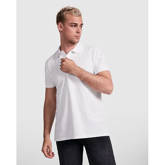 Vyriški balti polo marškinėliai Prince Marškinėliai | Polo Roly