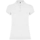 Moteriški balti polo marškinėliai Star