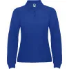 Women's bright blue long sleeve polo shirt Estrella T-shirt | Polo Roly
