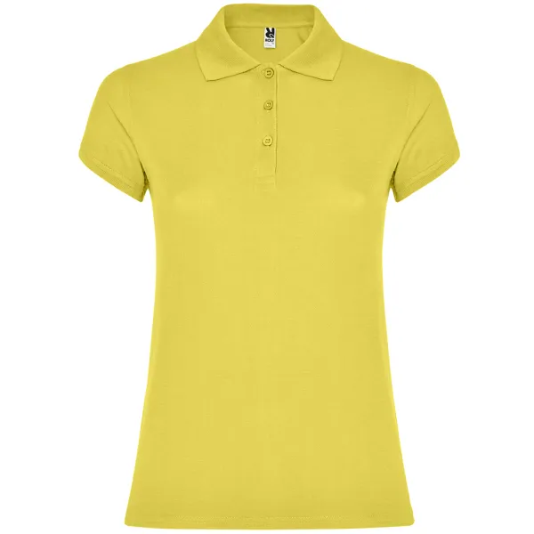 Naiste helekollane polosärk Star T-särk | Polo Roly
