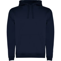 Tamsiai mėlynas/pilkas džemperis su gobtuvu Urban