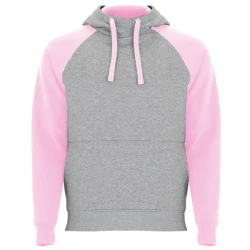 Vaikiškas pilkas/šviesiai rožinis džemperis Badet