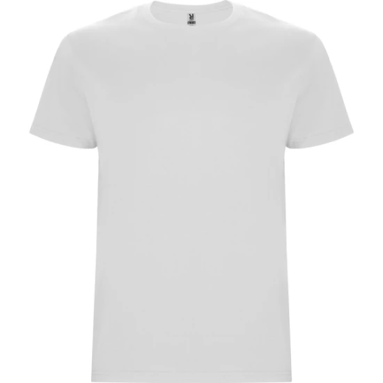 Vyriški baltos spalvos marškinėliai Stafford Marškinėliai | Polo Roly