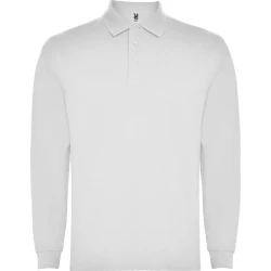 Vyriški balti polo marškinėliai ilgomis rankovėmis Carpe