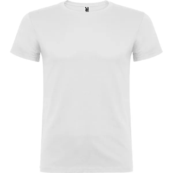 Meeste valge Beagle T-särk T-särk | Polo Roly