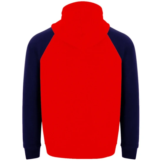 Raudonas/tamsiai mėlynas džemperis Badet Džemperiai su gobtuvu Roly