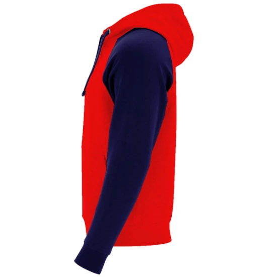 Raudonas/tamsiai mėlynas džemperis Badet Džemperiai su gobtuvu Roly