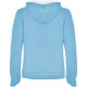 Moteriškas šviesiai mėlynas/baltas džemperis su gobtuvu Urban women Džemperiai su gobtuvu Roly