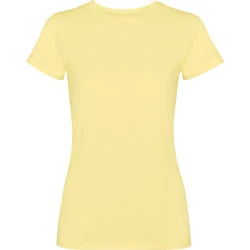 Moteriški geltonos spalvos marškinėliai FIYI