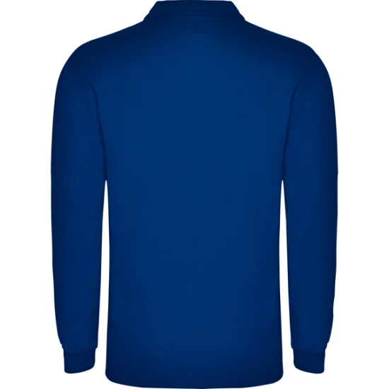 Vyriški ryškiai mėlyna polo marškinėliai ilgomis rankovėmis Carpe Marškinėliai | Polo Roly