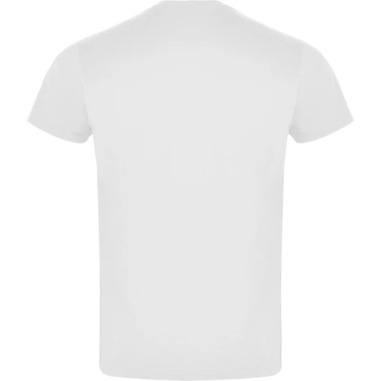 Vyriški baltos spalvos marškinėliai Atomic Marškinėliai | Polo Roly