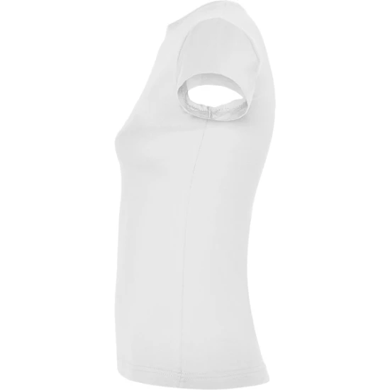 Moteriški baltos spalvos marškinėliai Jamaica Marškinėliai | Polo Roly