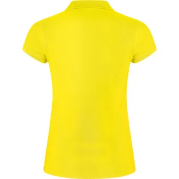 Women's yellow polo shirt Star