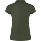 Moteriški chaki polo marškinėliai Star Marškinėliai | Polo Roly