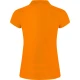 Moteriški oranžiniai polo marškinėliai Star Marškinėliai | Polo Roly
