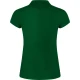 Moteriški tamsiai žali polo marškinėliai Star Marškinėliai | Polo Roly